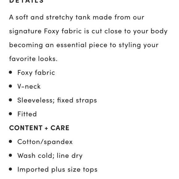 Torrid black V Neck tank top size 4X new - Picture 6 of 6